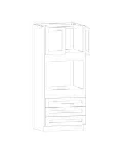 York Linen Oven Cabinet 33"W x 96"H Midlothian - RVA Cabinetry