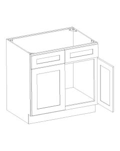 Sink Base Cabinet 36" Midlothian - RVA Cabinetry