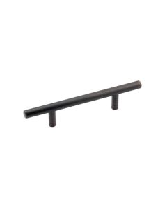 Brushed Oil-Rubbed Bronze Contemporary Steel Pull 6-15/16 in Midlothian - RVA Cabinetry