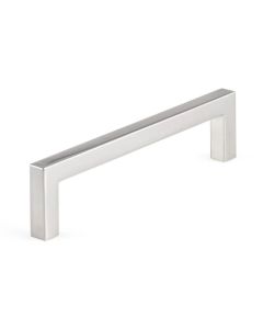 Brushed Nickel Contemporary Metal Pull 5-7/16 in Midlothian - RVA Cabinetry