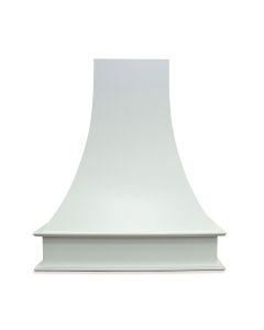 White Arched Hood 30" Midlothian - RVA Cabinetry
