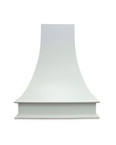 White Arched Hood 36" Midlothian - RVA Cabinetry