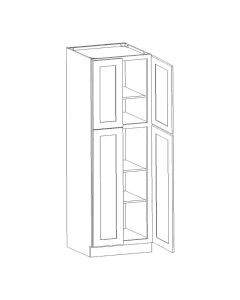 York Saddle Utility Cabinet 24"W x 96"H Midlothian - RVA Cabinetry