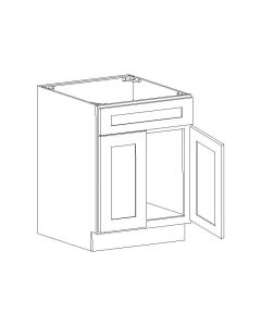 York Driftwood Grey Vanity Sink Base Cabinet 27"W Midlothian - RVA Cabinetry