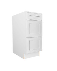 Craftsman White Shaker Vanity Drawer Base Cabinet 12" Midlothian - RVA Cabinetry