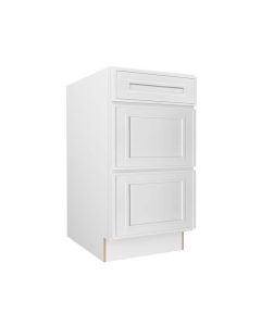 Craftsman White Shaker Vanity Drawer Base Cabinet 18" Midlothian - RVA Cabinetry