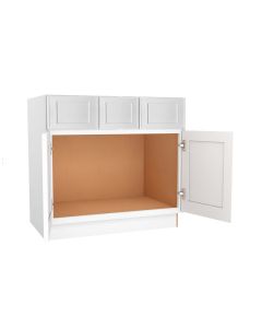 Craftsman White Shaker VB3621 - Vanity Base Cabinet Midlothian - RVA Cabinetry