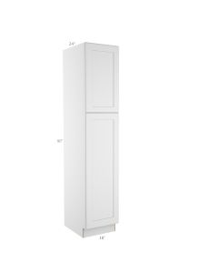 Colorado Shaker White Utility Cabinet 18"W x 90"H Midlothian - RVA Cabinetry