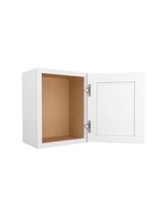 Colorado Shaker White Wall Cabinet 18"W x 18"H Midlothian - RVA Cabinetry