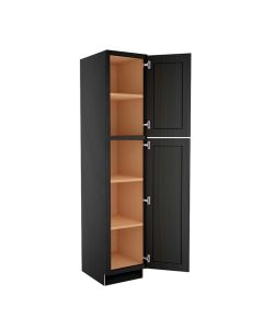 York Driftwood Grey Utility Cabinet 18"W x 90"H Midlothian - RVA Cabinetry