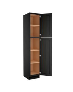 York Driftwood Grey Utility Cabinet 18"W x 96"H Midlothian - RVA Cabinetry