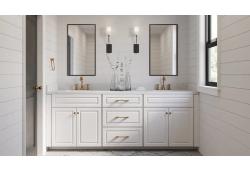 Key Largo White Bath Vanities Midlothian - RVA Cabinetry
