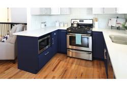 Navy Blue Shaker Midlothian - RVA Cabinetry