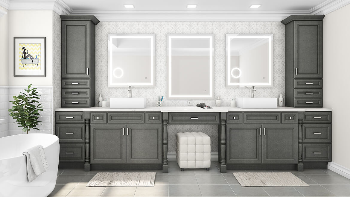 Wall Cabinets Midlothian - RVA Cabinetry