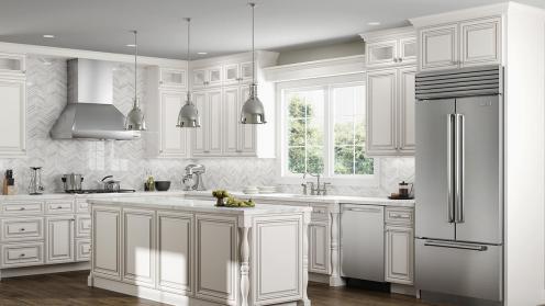 RTA Charleston Linen Kitchen Cabinets