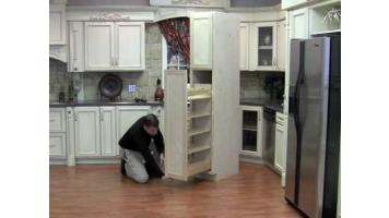 Installing The Pullout Wood Pantry Midlothian - RVA Cabinetry